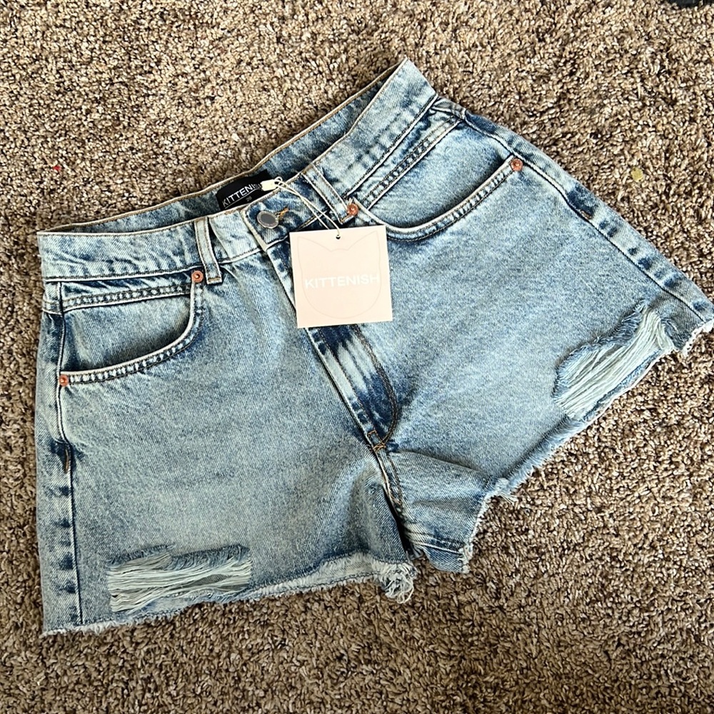 Denim shorts